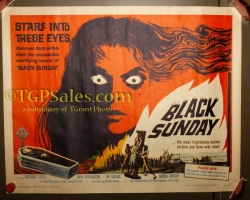 Black Sunday - 1961  22" x 28" - Mario Bava original movie poster
