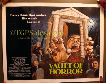 Vault of Horror - 22" x 28" original movie poster 1973 Tom Baker