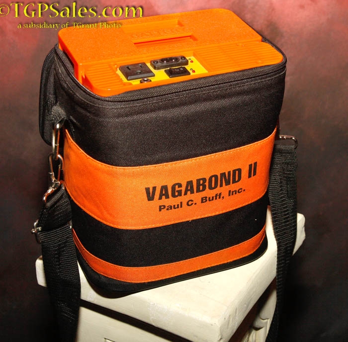Paul C. Buff Vagabond II portable power supply case & instructions