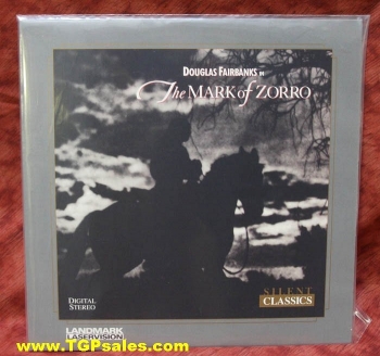 Mark of Zorro (silent)  (collectible Laserdisc)