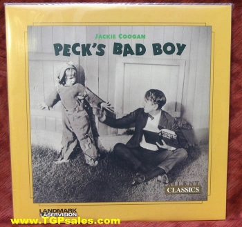 Peck's Bad Boy - Jackie Coogan (silent) (collectible Laserdisc)