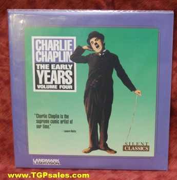Chaplin the Early Years Volume 4 (silent) (collectible Laserdisc)