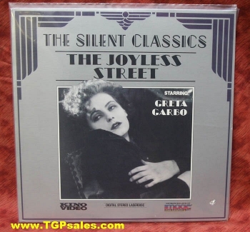 The Joyless Street - Greta Garbo (silent) (collectible Laserdisc)