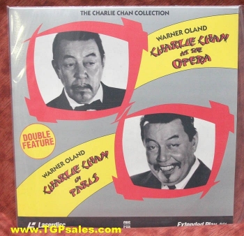 Charlie Chan at the Opera + Charlie Chan in Paris (collectible Laserdisc)