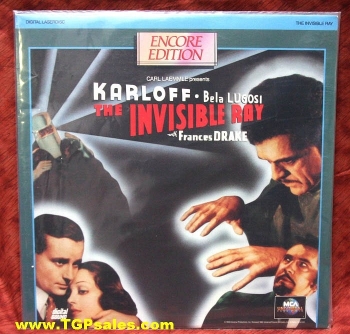 The Invisible Ray - Karloff & Lugosi (collectible Laserdisc)