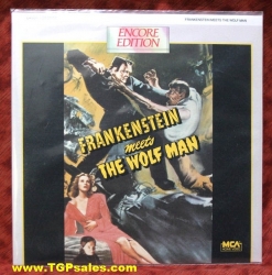 Frankenstein Meets the Wolf Man - Lon Chaney, Jr (collectible Laserdisc)