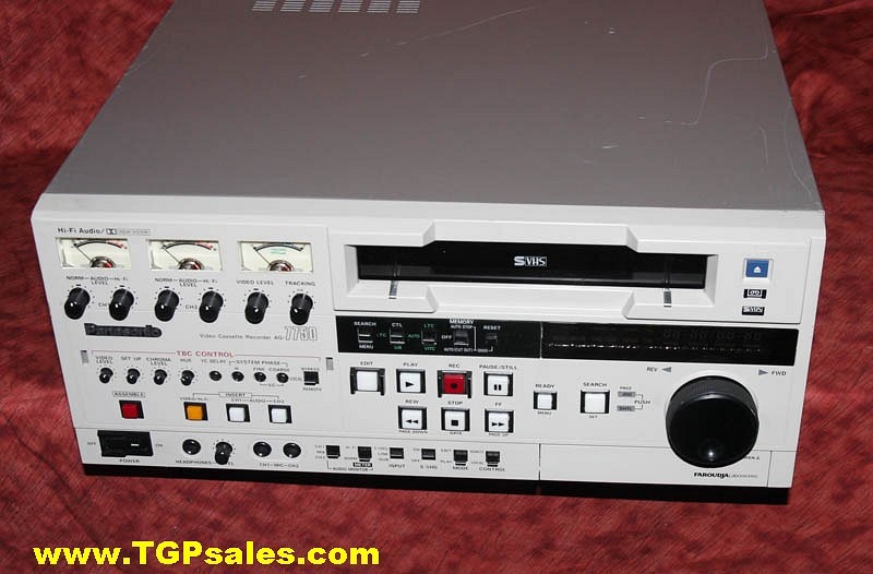 Panasonic AG-1980 sVHS VCR + Warranty [TGP561] | TGP Sales - a