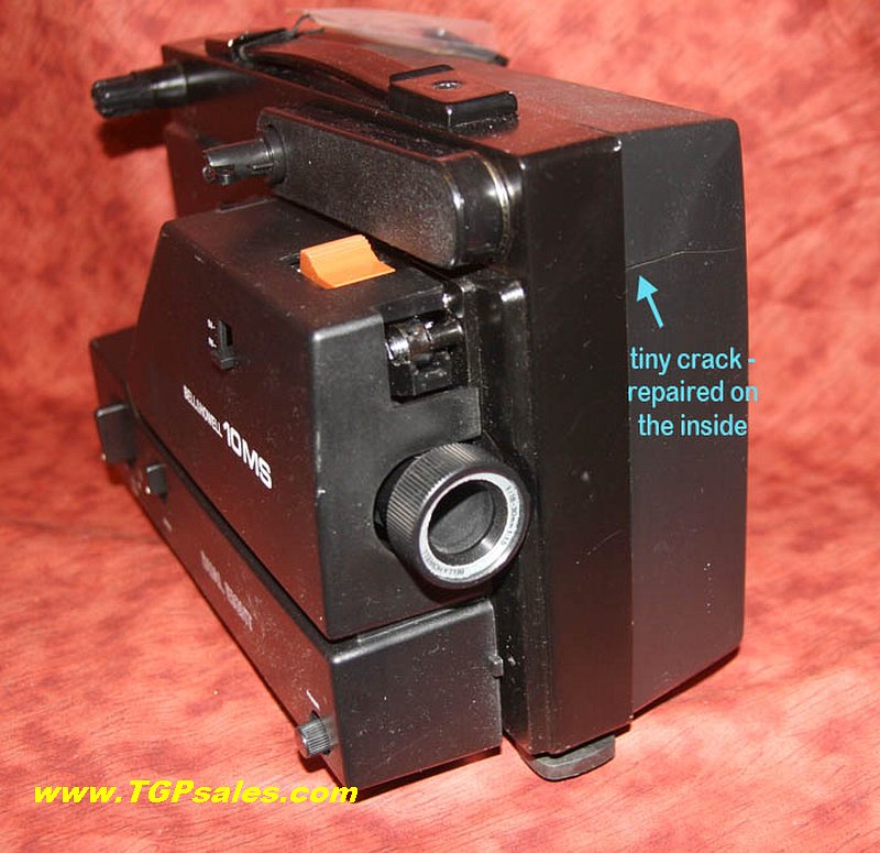 Bell & Howell dual 8 movie projector 10MS variable speed great for telecine film transfers