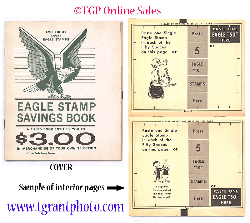 Eagle Stamp Savings Book PicknPay 1963 TGP Sales a subsidiary