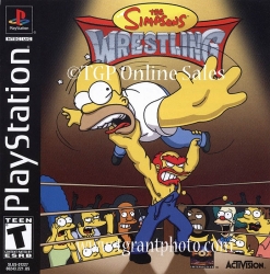 Simpsons Wrestling -  PlayStation Game  -  Video Game