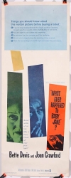 Whatever Happened to Baby Jane? (1962) 14" x 36"- original movie poster