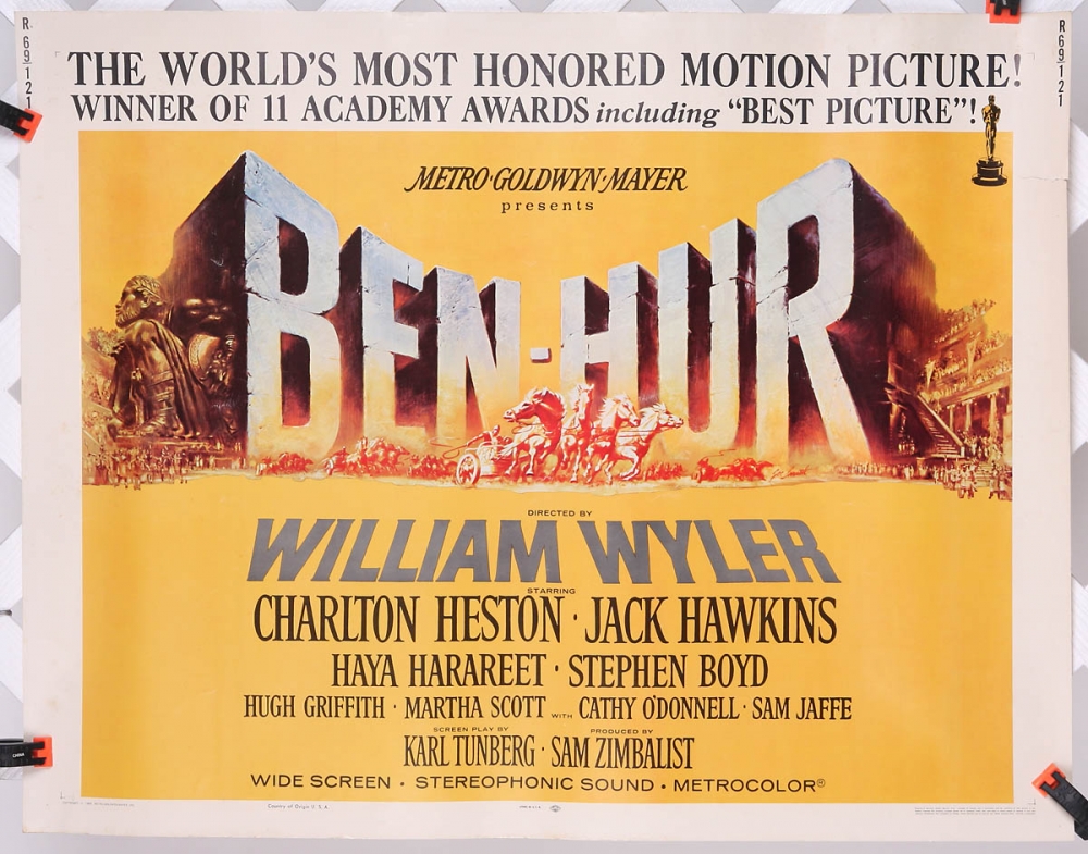 Charlton Heston Movie Still Poster Ben-Hur 
