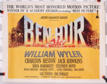 Ben Hur (1969 reissue) 22" x 28" - original movie poster
