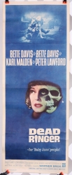 Dead Ringer with Bette Davis (1964) -  14" x 36" - original movie poster V2