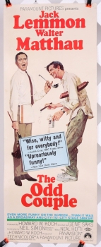 Odd Couple (1968) 14" x 36"- original movie poster V2