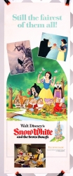 Snow White and the Seven Dwarfs (1975 re-issue poster) -  14" x 36" - original movie poster