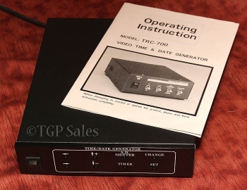 Digital Time and Date generator - add time & date to any video source TRC-700