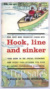 Hook, Line and Sinker - A Wealth of Fishing Information - Vintage fishing booklet c. 1955
