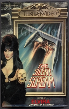 Elvira - The Silent Scream with Peter Cushing (collectible VHS tape) Thriller Video