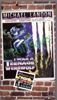 I Was a Teenage Werewolf - Michael Landon RARE (collectible VHS tape)