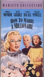 Marilyn Monroe - How to Marry a Millionaire  (collectible VHS tape)