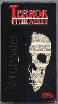 Terror in The Aisles (1984) collectible VHS tape