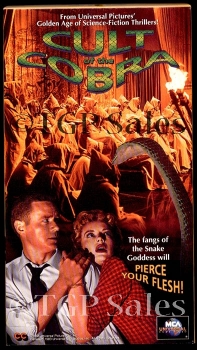Cult of the Cobra - sci-fi - horror  (collectible VHS tape)