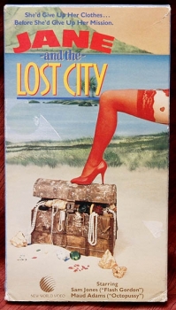 Jane & the Lost City (1987) w. Sam Jone, Robin Bailey  (collectible VHS tape)