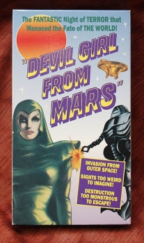 Devil Girl From Mars (1954) sc-fi - cult (collectible VHS tape)