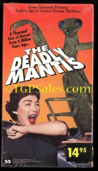 Deadly Mantis  sci-fi - horror  (collectible VHS tape)