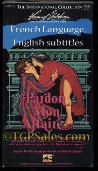 Pardon Mon Affaire - French w. Eng subtitles  (used VHS tape)