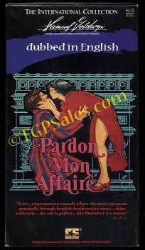 Pardon Mon Affaire - dubbed in English version (used VHS tape)