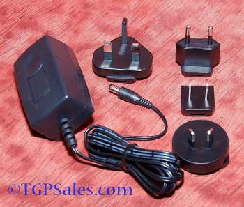 Travel Plug-in switched-mode power supply - 100-240vac input, output 12v dc 1.5a