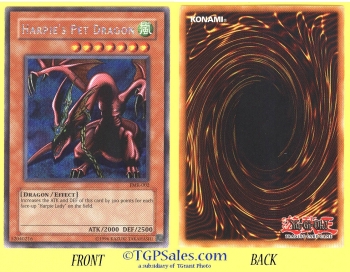 Harpie's Pet Dragon - Secret Rare, Unlimited Near-Mint, FMR-002 Forbidden Memories PS Promo Edition - Yu-Gi-Oh! TCG Card (collectible) 