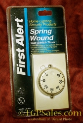 First Alert Spring Wound Wall Switch Timer, Model LS360, Home Lighting Security Products
