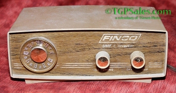 Finco UHF to VHF convertor box circa 1962