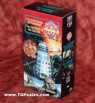 Doctor Who: The Sontaran Experiment & The Genesis of the Daleks (1975) CBS/FOX Home Video VHS, ISBN: 0-7939-5946-2