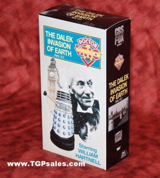 Doctor Who: The Dalek Invasion of Earth Parts 1 & 2 (1964) CBS/FOX Home Video VHS, ISBN: 0-7939-5947-0