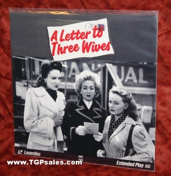 A Letter to Three Wives - Jeanne Crain - Linda Darnell - Ann Sothern  (collectible Laserdisc)