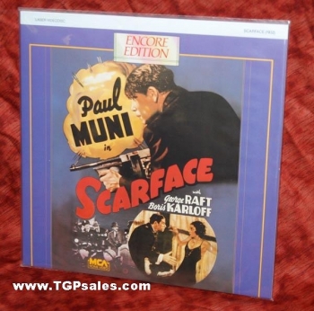 Scarface - Paul Muni - George Raft (collectible Laserdisc)