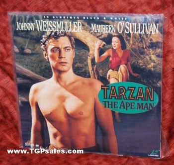 Tarzan the Ape Man (1932) Johnny Weissmuller (collectible Laserdisc)