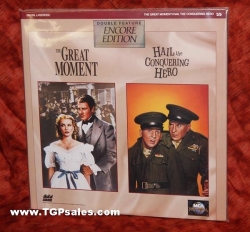 The Great Moment plus Hail the Conquering Hero - director Preston Sturges  (Classic collectible Laserdisc)
