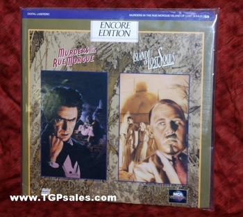 Murders in the Rue Morgue plus Island of the Lost Souls  (Classic collectible Laserdiscs)