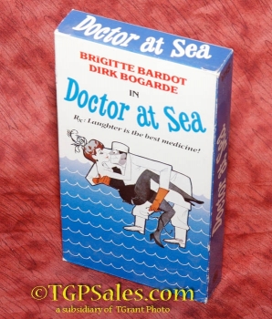 Doctor at Sea - Dick Bogarde - Brigitte Bardot - comedy VHS