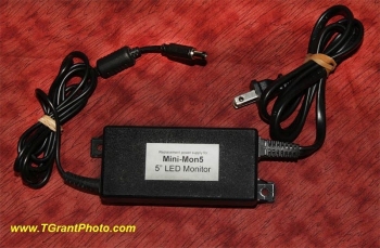 Plug-in Power Supply for MiniMon5 LED monitor