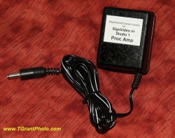 Replacement power supply for SignVideo and Studio 1 Video Processor & DR-1000 detailer