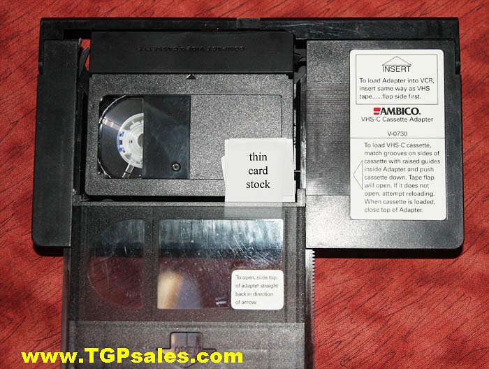 Vhs C Adapter Fix Tgp Sales A Subsidiary Of Tgrant Photo